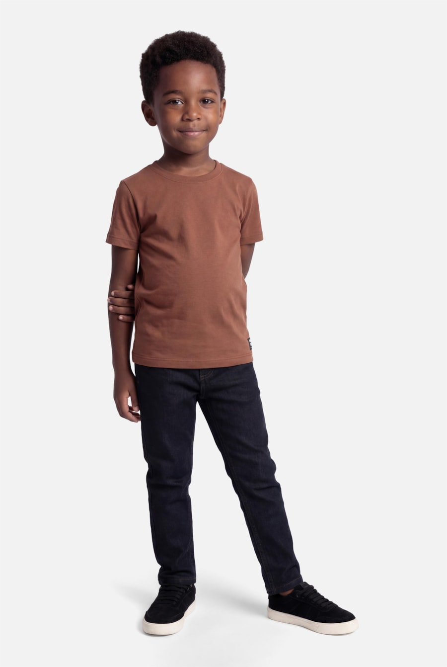 Camiseta Manga Curta Infantil Estampa Circular Cacau — foto 2 de 5