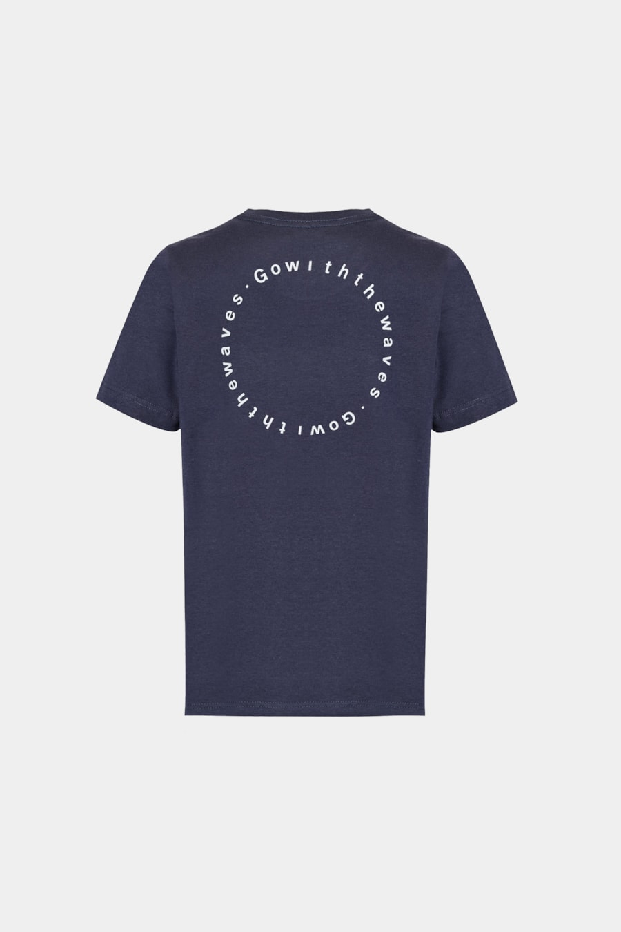 Camiseta Manga Curta Infantil Estampa Circulo Navy — foto 2 de 2