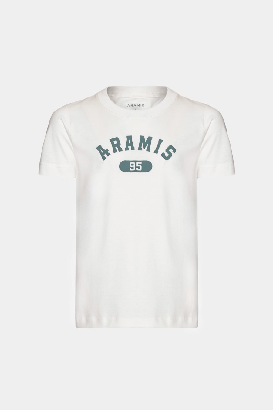 Camiseta Manga Curta Infantil Estampa College Off White — foto 3 de 3