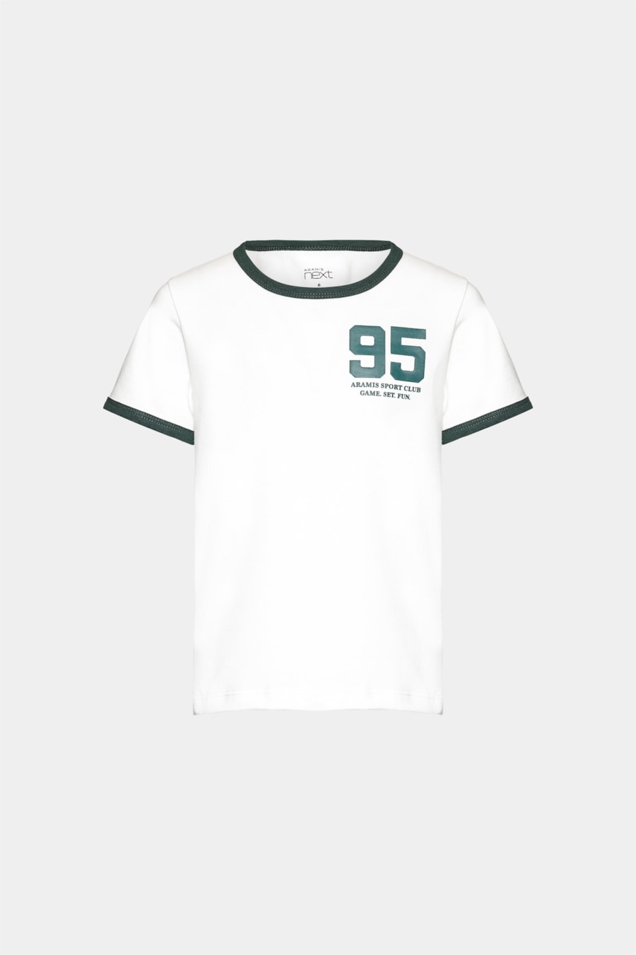 Camiseta Manga Curta Infantil Estampa Contraste Off White — foto 3 de 3