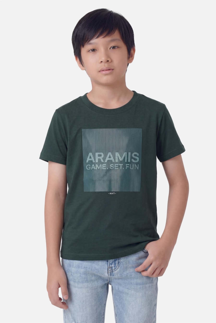 Camiseta Manga Curta Infantil Estampa Game Floresta — foto 1 de 3