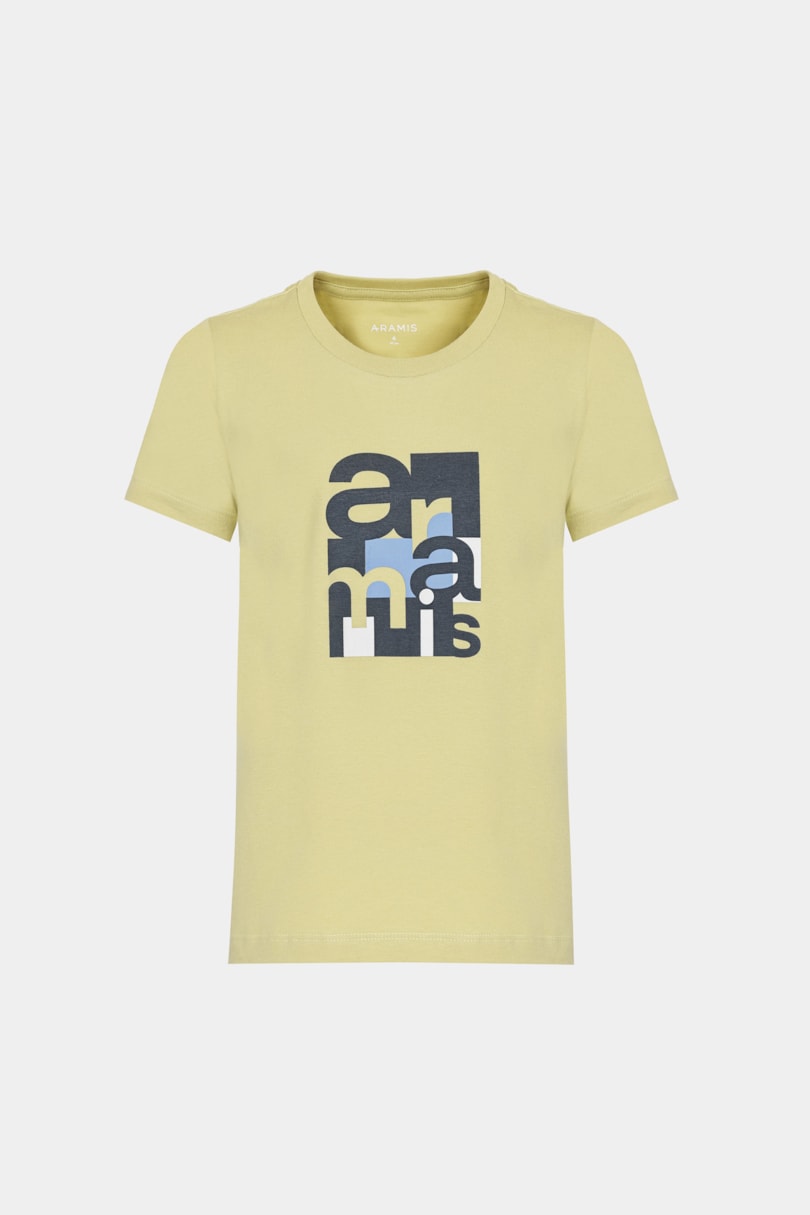 Camiseta Manga Curta Infantil  Estampa Geométrica Citrico 116