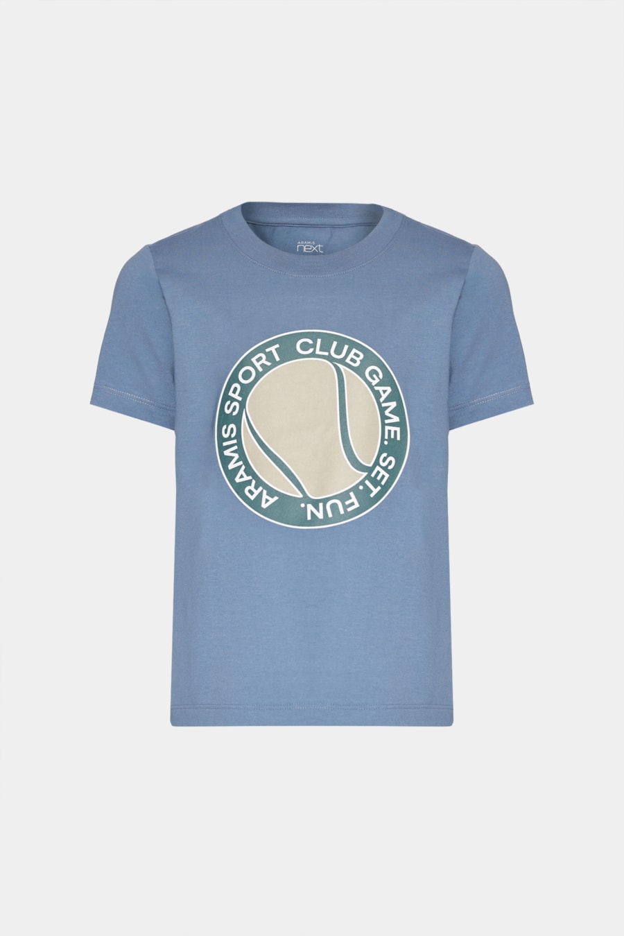 Camiseta Manga Curta Infantil Estampa Logo Tennis Oceano — foto 3 de 3