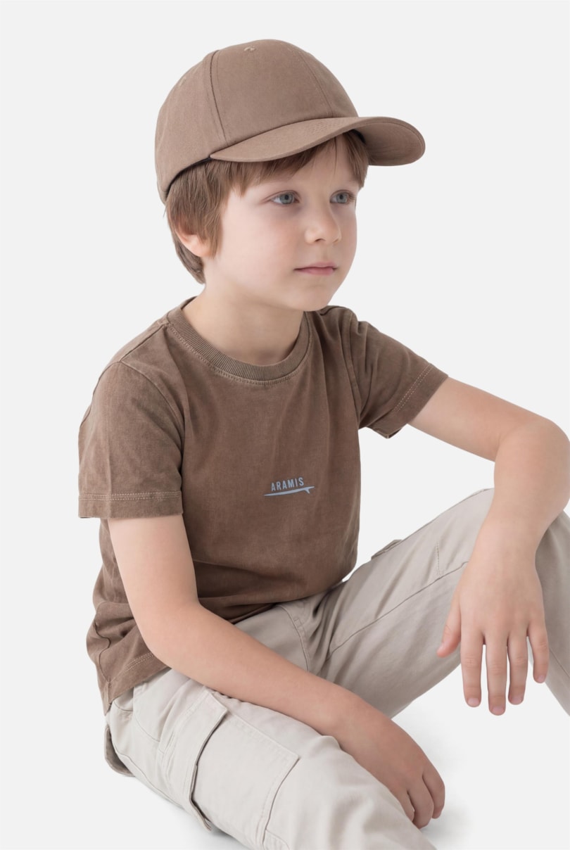 Camiseta Manga Curta Infantil Estampa On Board Havana 117