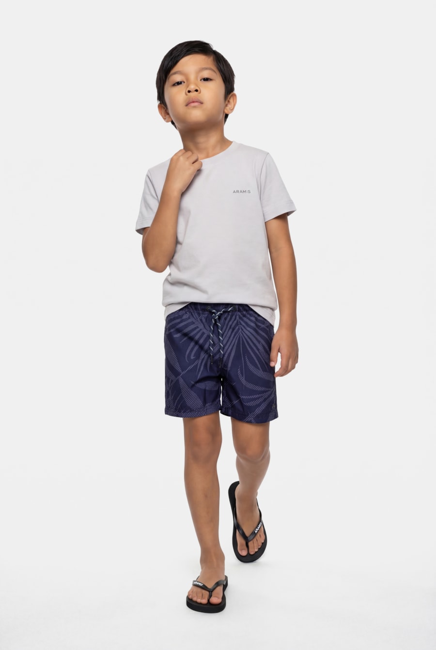 Camiseta Manga Curta Infantil Estampa Prancha Cinza Claro 116 — foto 2 de 5