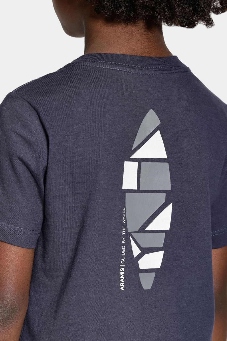 Camiseta Manga Curta Infantil Estampa Prancha Navy — foto 4 de 7