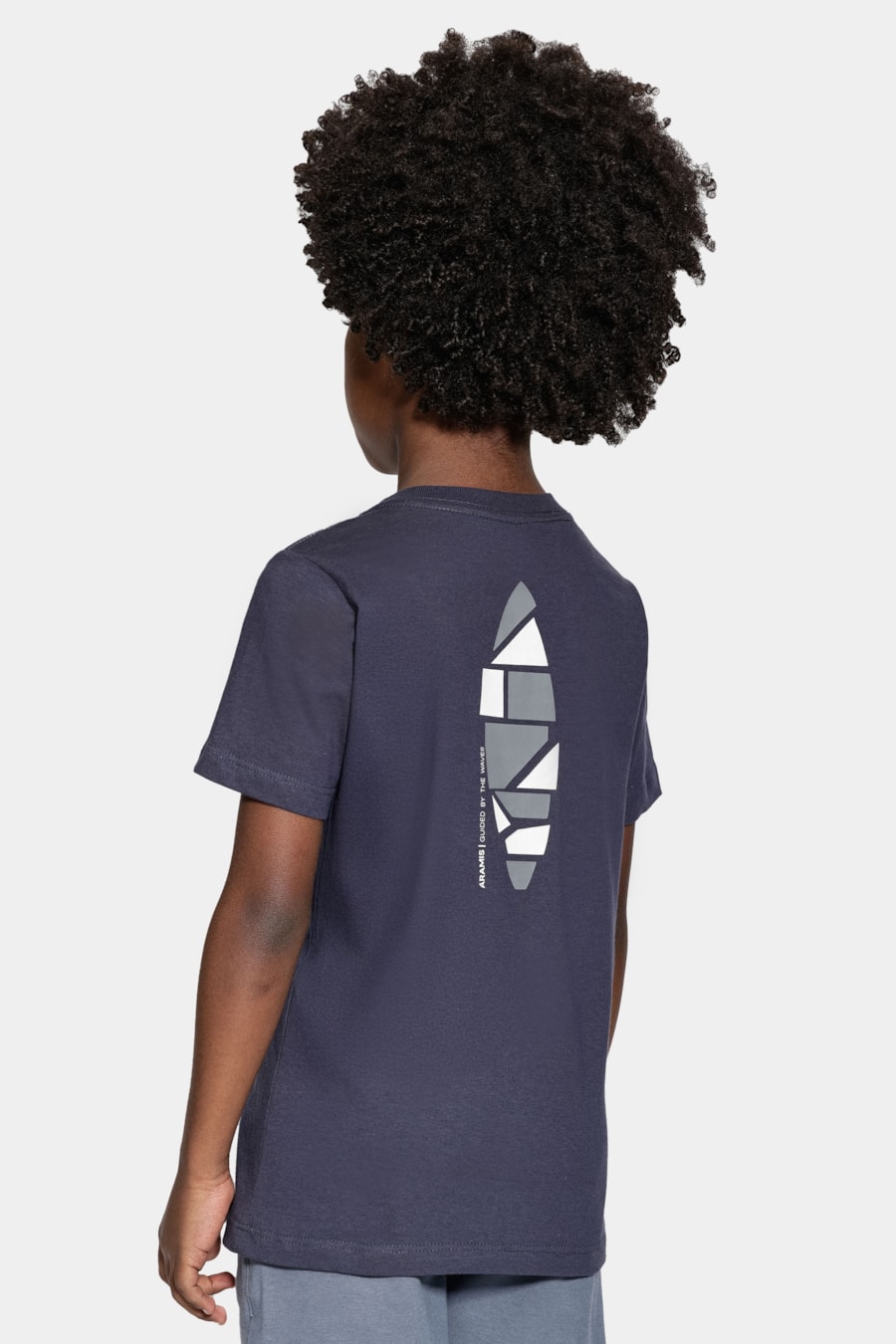 Camiseta Manga Curta Infantil Estampa Prancha Navy — foto 5 de 7