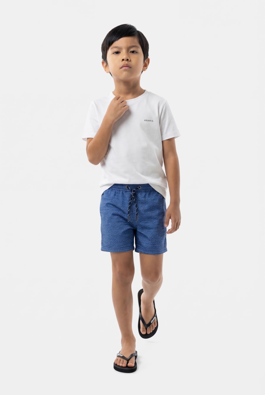 Camiseta Manga Curta Infantil Estampa Prancha Off White — foto 2 de 5