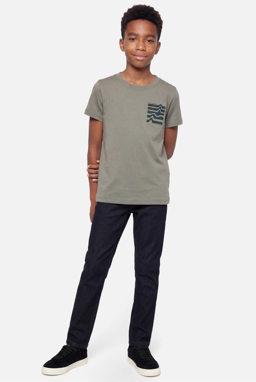 Camiseta Manga Curta Infantil Estampa Slow Agave — foto 3 de 5