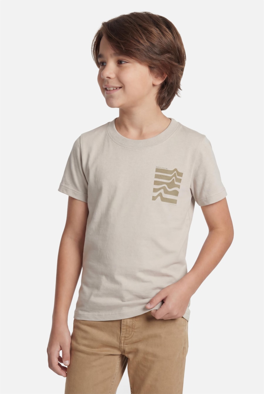 Camiseta Manga Curta Infantil Estampa Slow Ceramica — foto 1 de 5