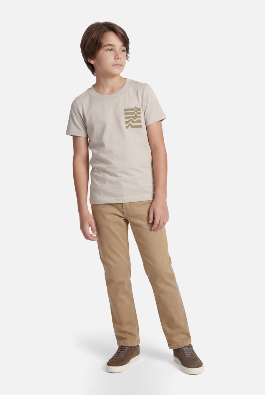 Camiseta Manga Curta Infantil Estampa Slow Ceramica — foto 3 de 5