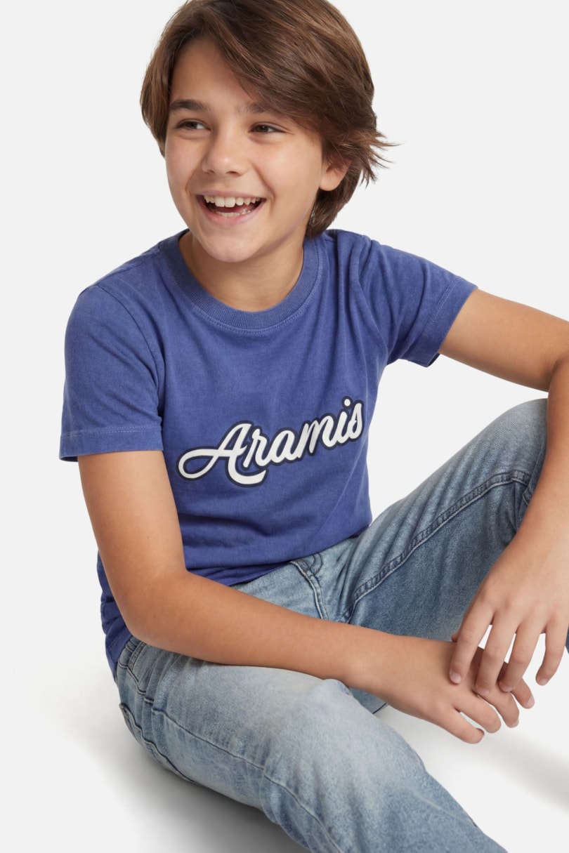 Camiseta Manga Curta Infantil Estampa Sport Indigo 117