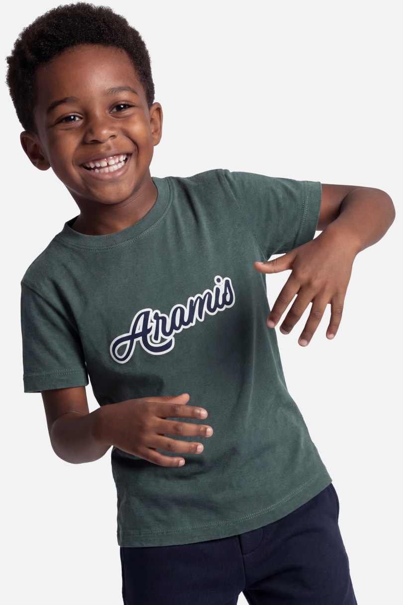 Camiseta Manga Curta Infantil Estampa Sport Verde Intenso 117