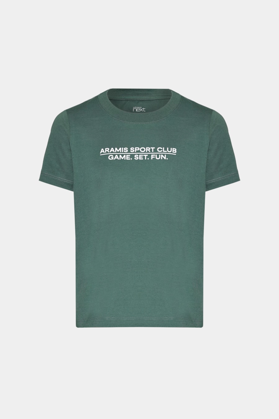 Camiseta Manga Curta Infantil Estampa Tenis Club Floresta — foto 3 de 3
