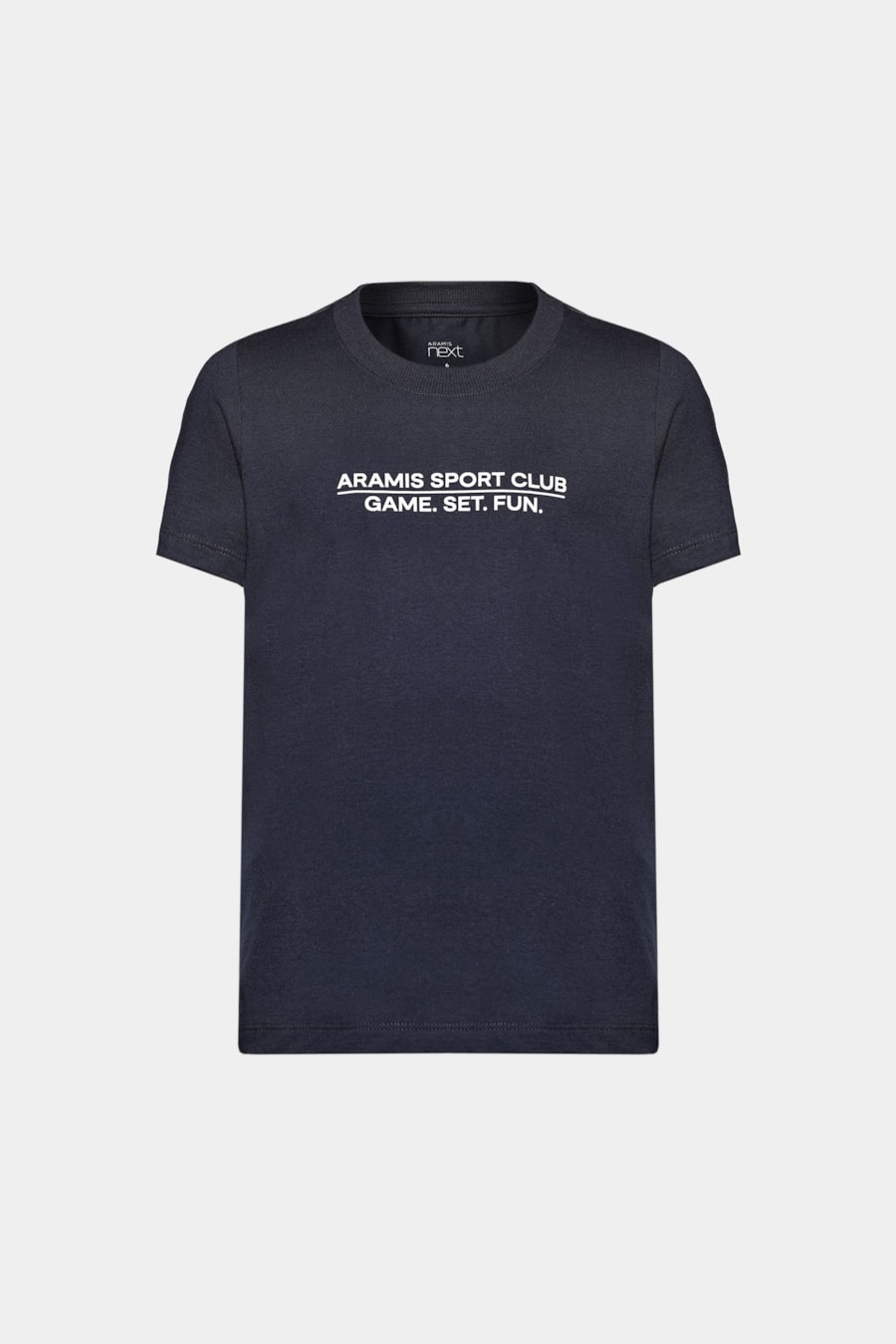 Camiseta Manga Curta Infantil Estampa Tenis Club Marinho — foto 3 de 3
