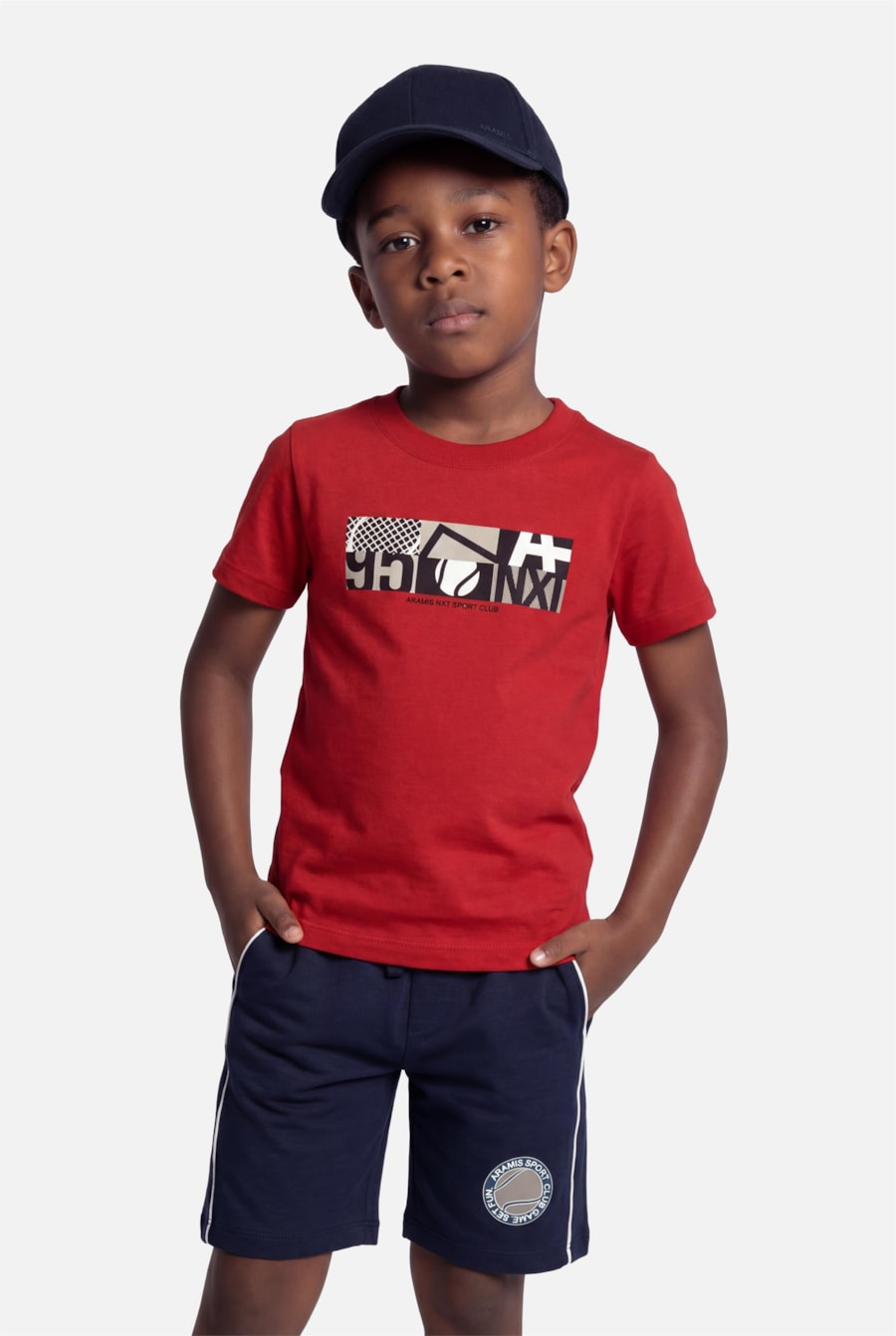 Camiseta Manga Curta Infantil Estampa Tennis Carmim — foto 1 de 3