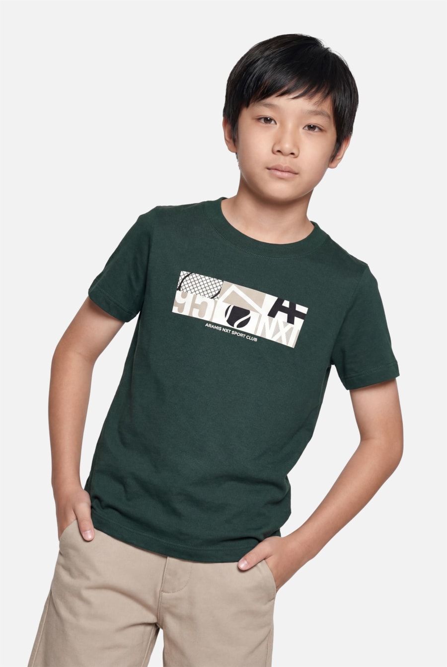 Camiseta Manga Curta Infantil Estampa Tennis Floresta 118 — foto 1 de 3