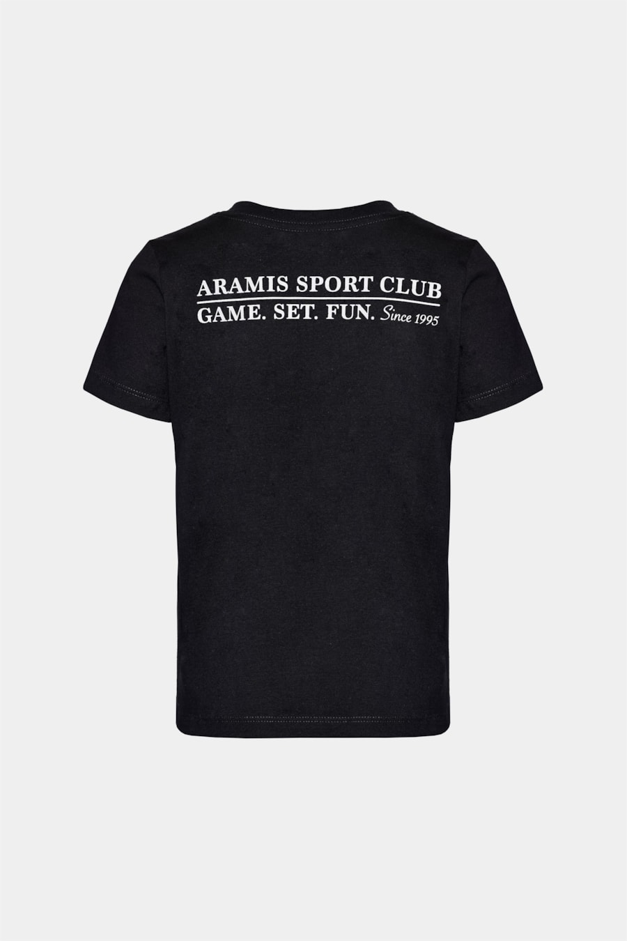 Camiseta Manga Curta Infantil Estampa Tennis Marinho — foto 5 de 5