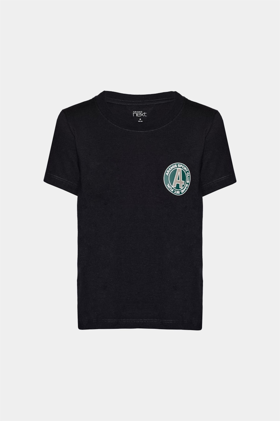 Camiseta Manga Curta Infantil Estampa Tennis Marinho — foto 4 de 5