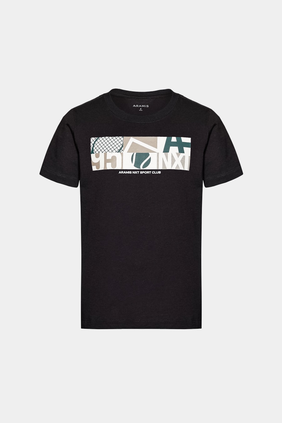 Camiseta Manga Curta Infantil Estampa Tennis Marinho — foto 3 de 3