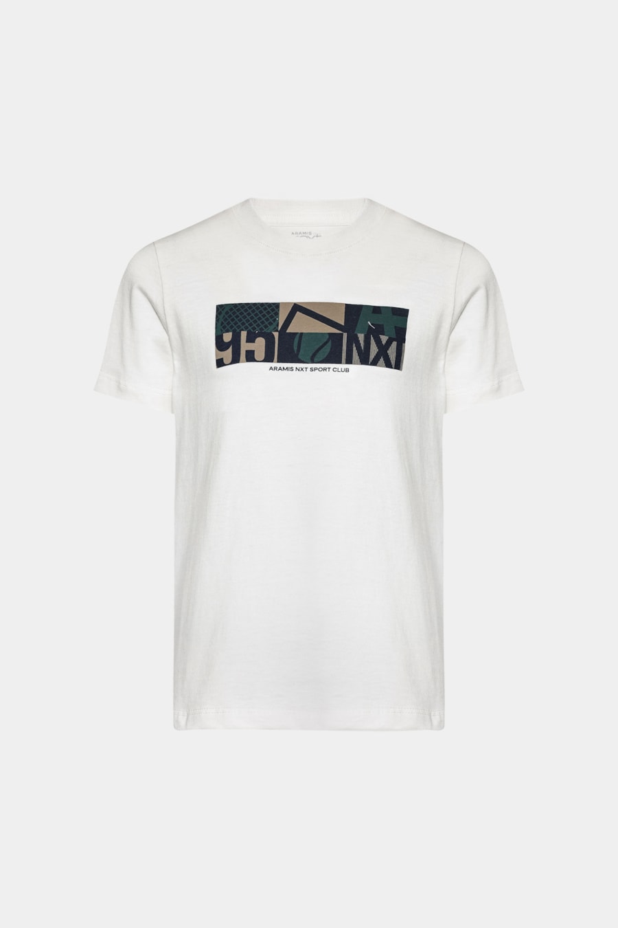 Camiseta Manga Curta Infantil Estampa Tennis Off White — foto 3 de 4