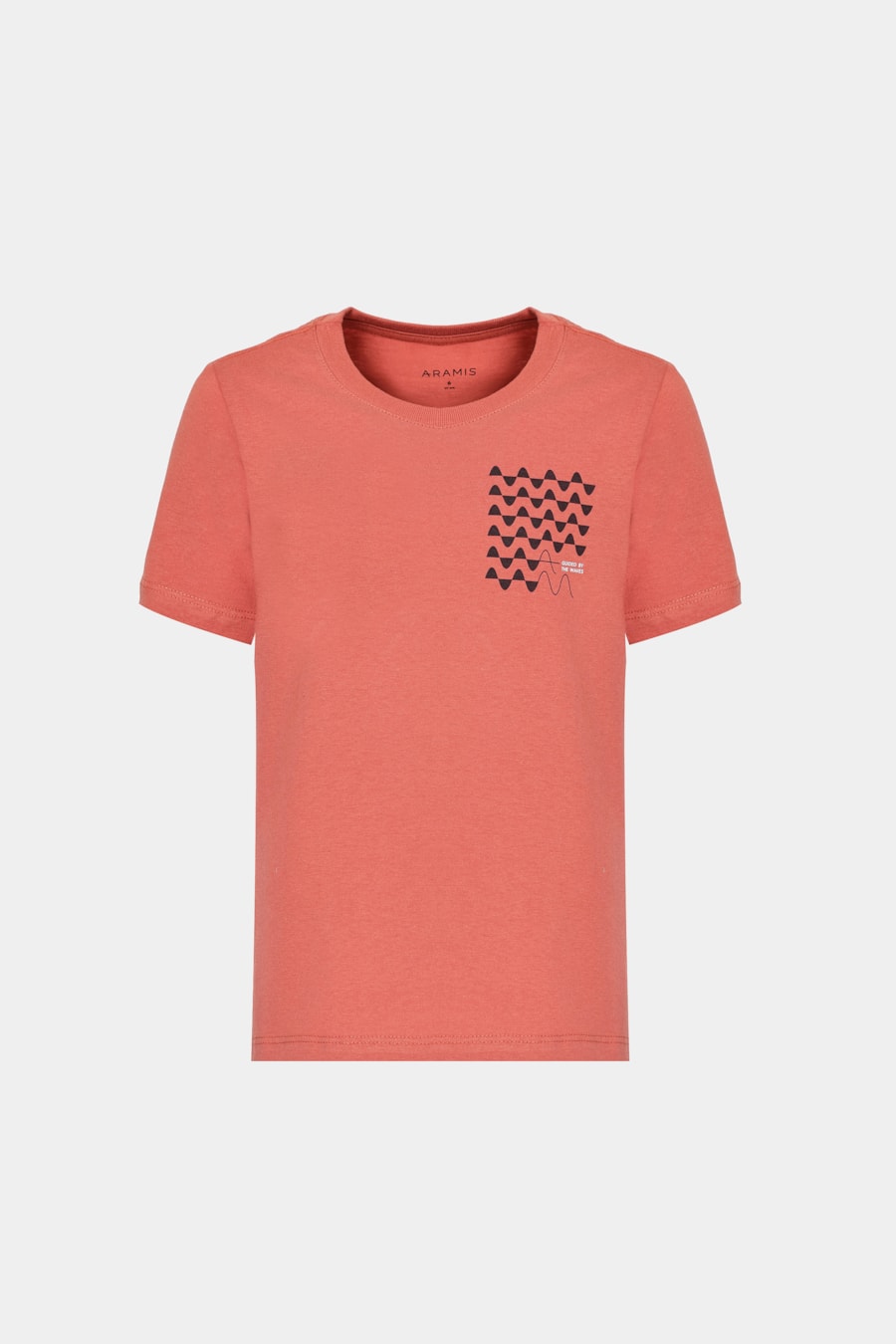 Camiseta Manga Curta Infantil Estampa Waves Cobre