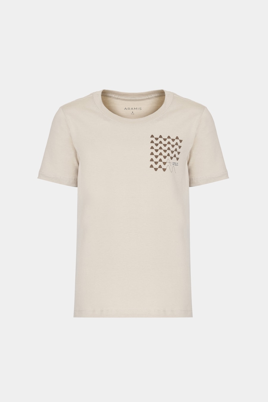 Camiseta Manga Curta Infantil Estampa Waves Linho — foto 3 de 3