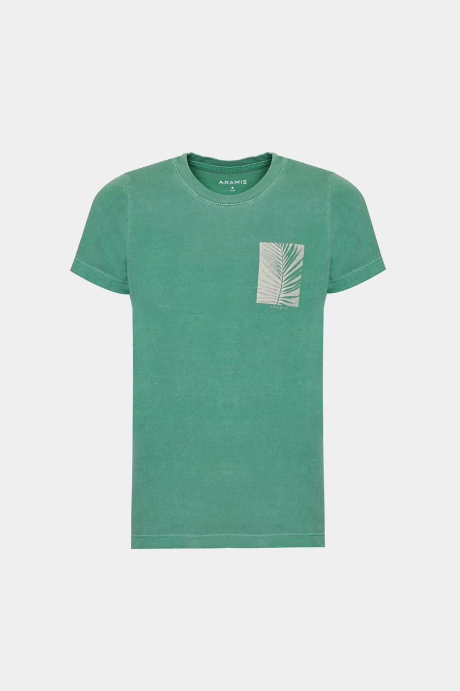 Camiseta Manga Curta Infantil Estonada Folha Verde Amazonia