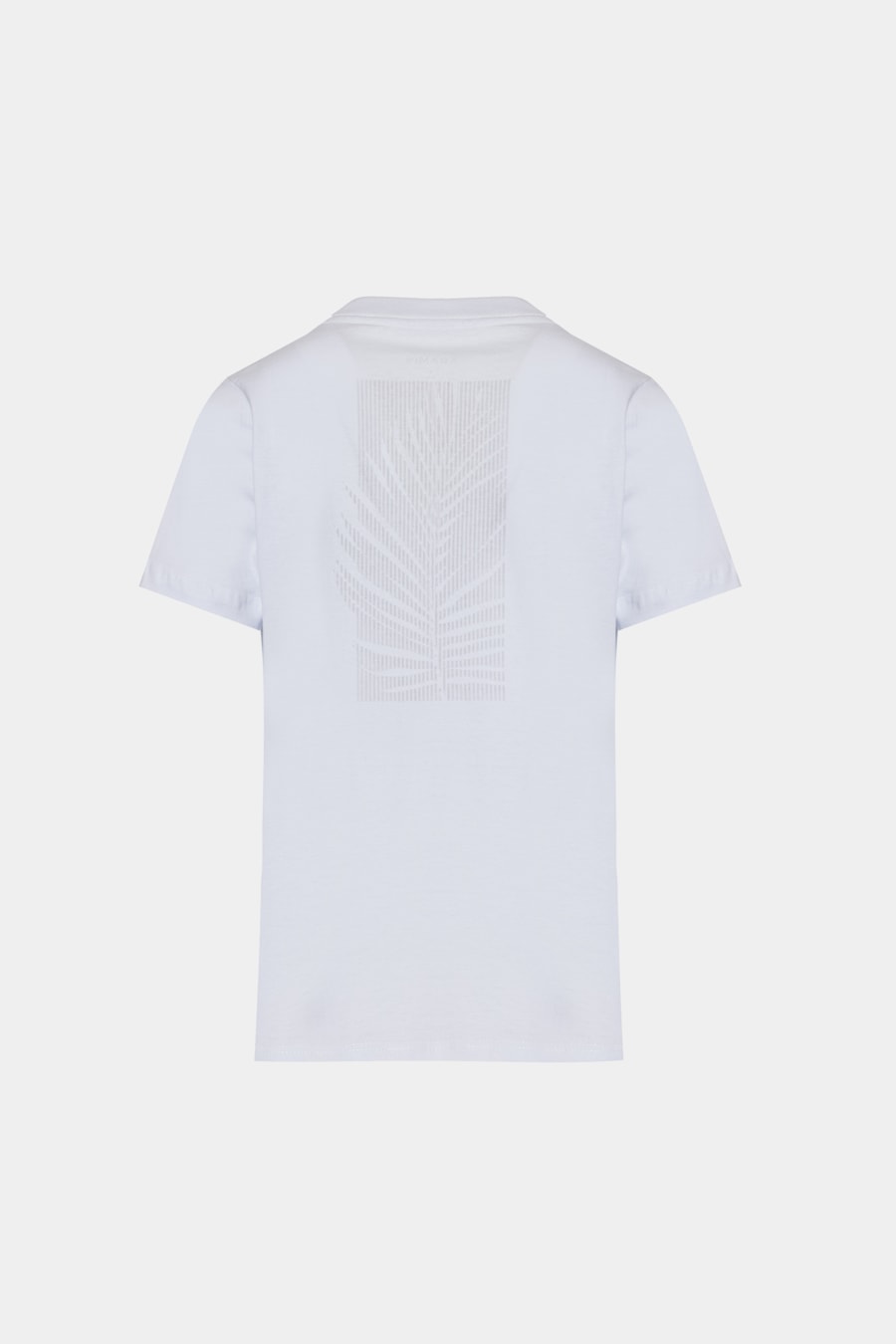 Camiseta Manga Curta Infantil Folhagem Branco — foto 7 de 7
