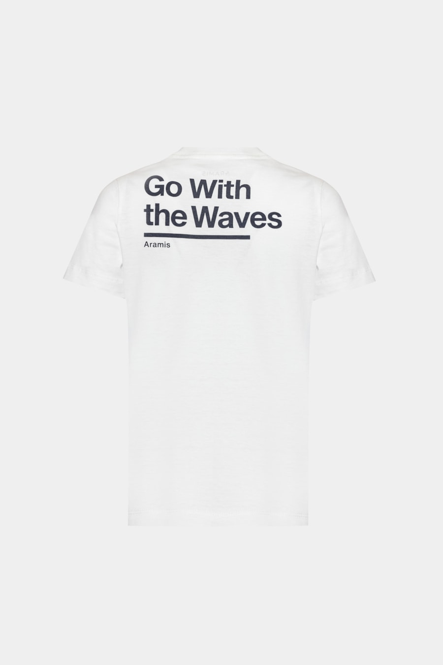 Camiseta Manga Curta Infantil Go With The Waves Off White — foto 4 de 4