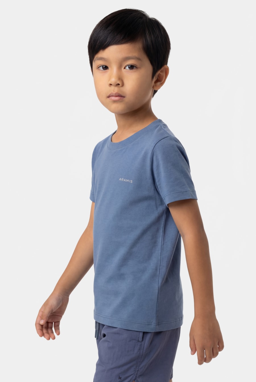 Camiseta Manga Curta Infantil Linhas Indigo 116 — foto 1 de 5
