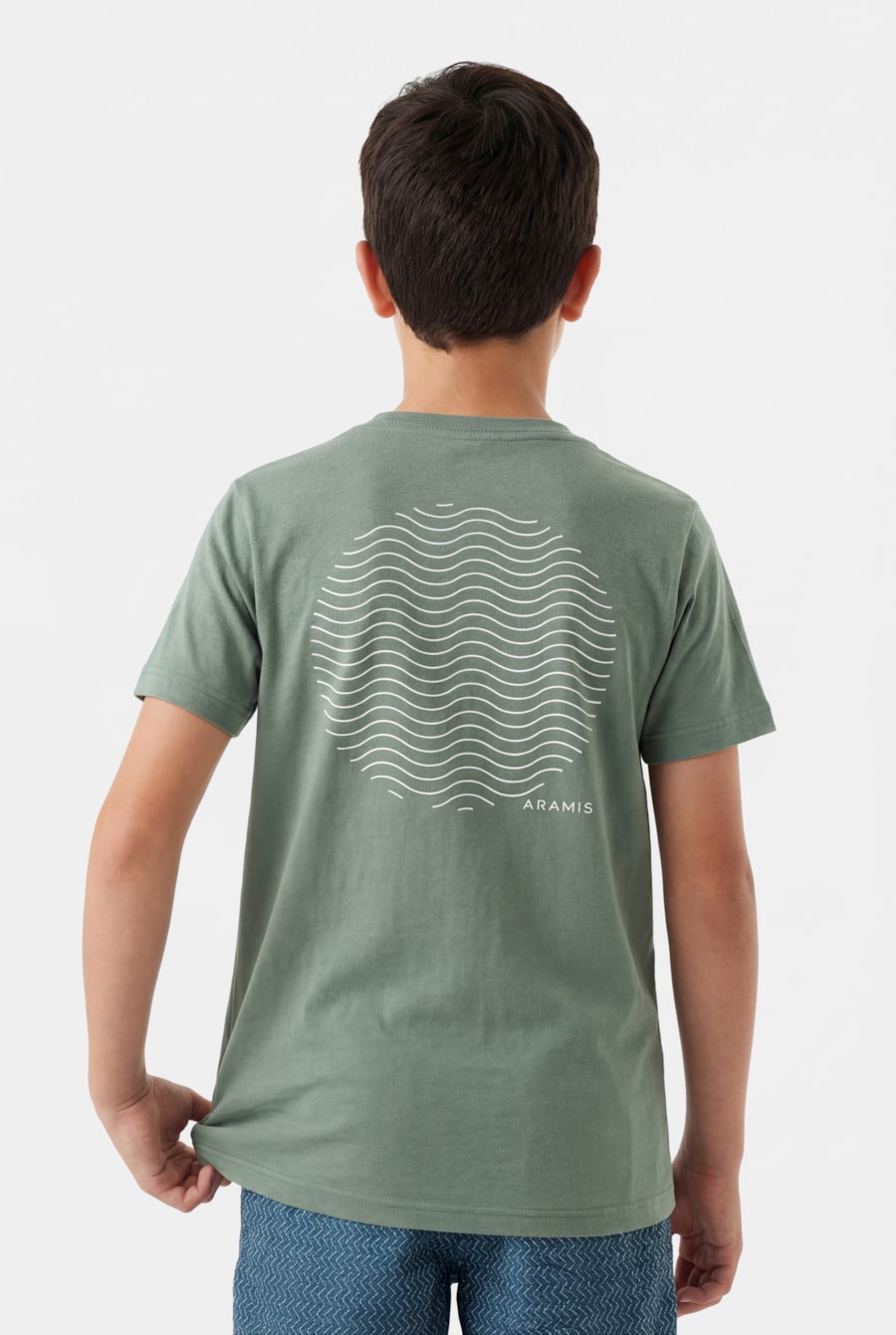 Camiseta Manga Curta Infantil Linhas Selva — foto 3 de 5