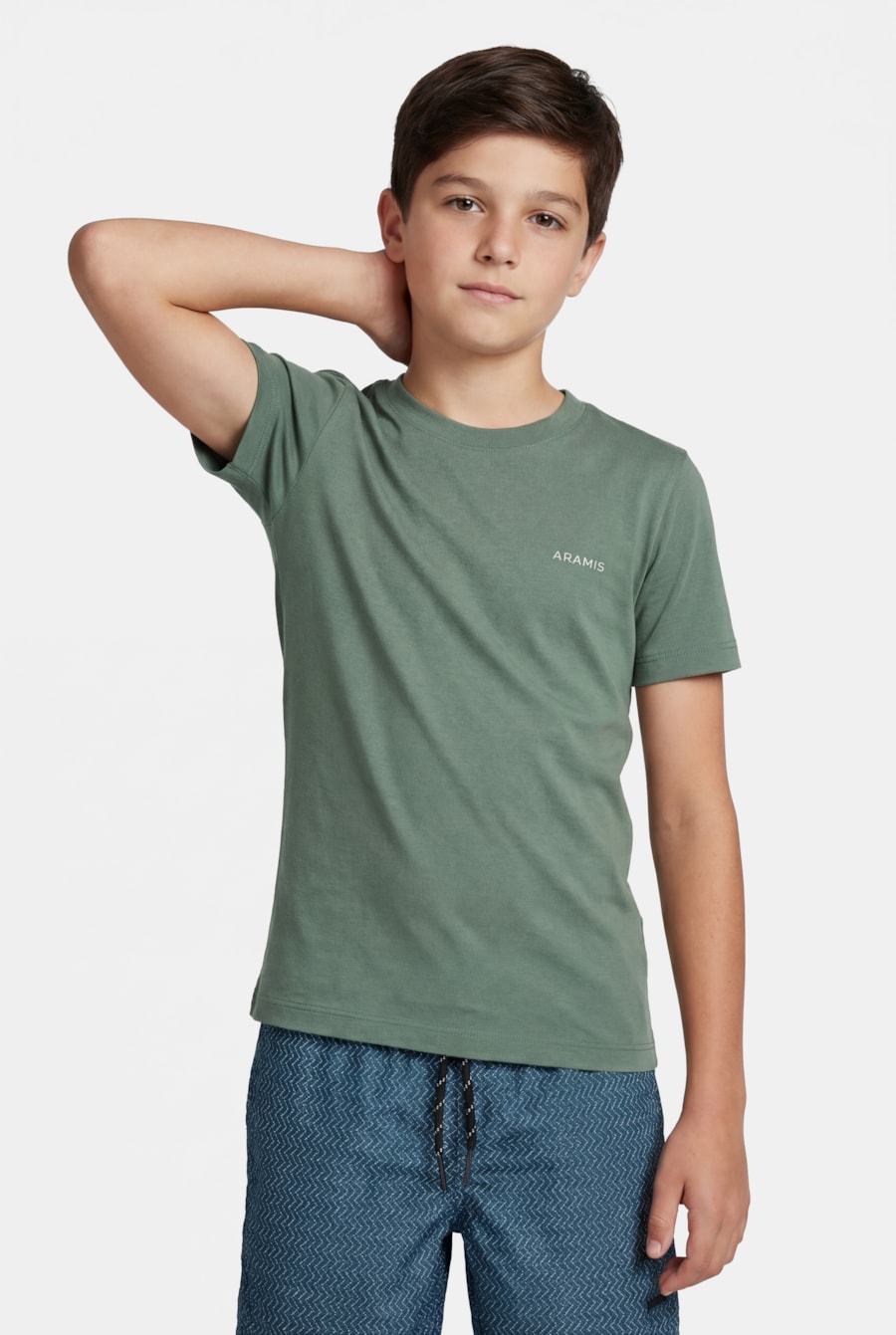 Camiseta Manga Curta Infantil Linhas Selva — foto 1 de 5