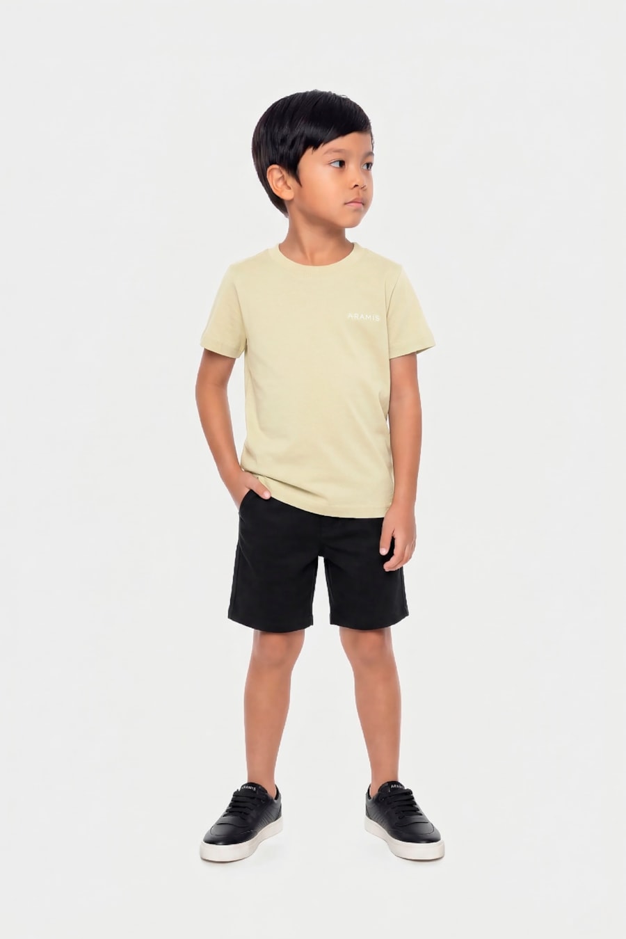 Camiseta Manga Curta Infantil Linhas Vanilla 116 — foto 2 de 5
