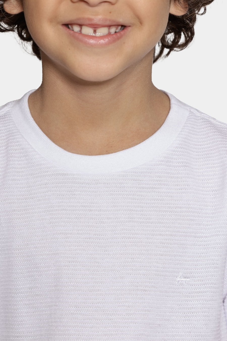 Camiseta Manga Curta Infantil Lisboa Branco — foto 3 de 5