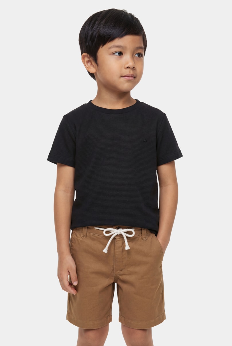 Camiseta Manga Curta Infantil Lisboa Preto