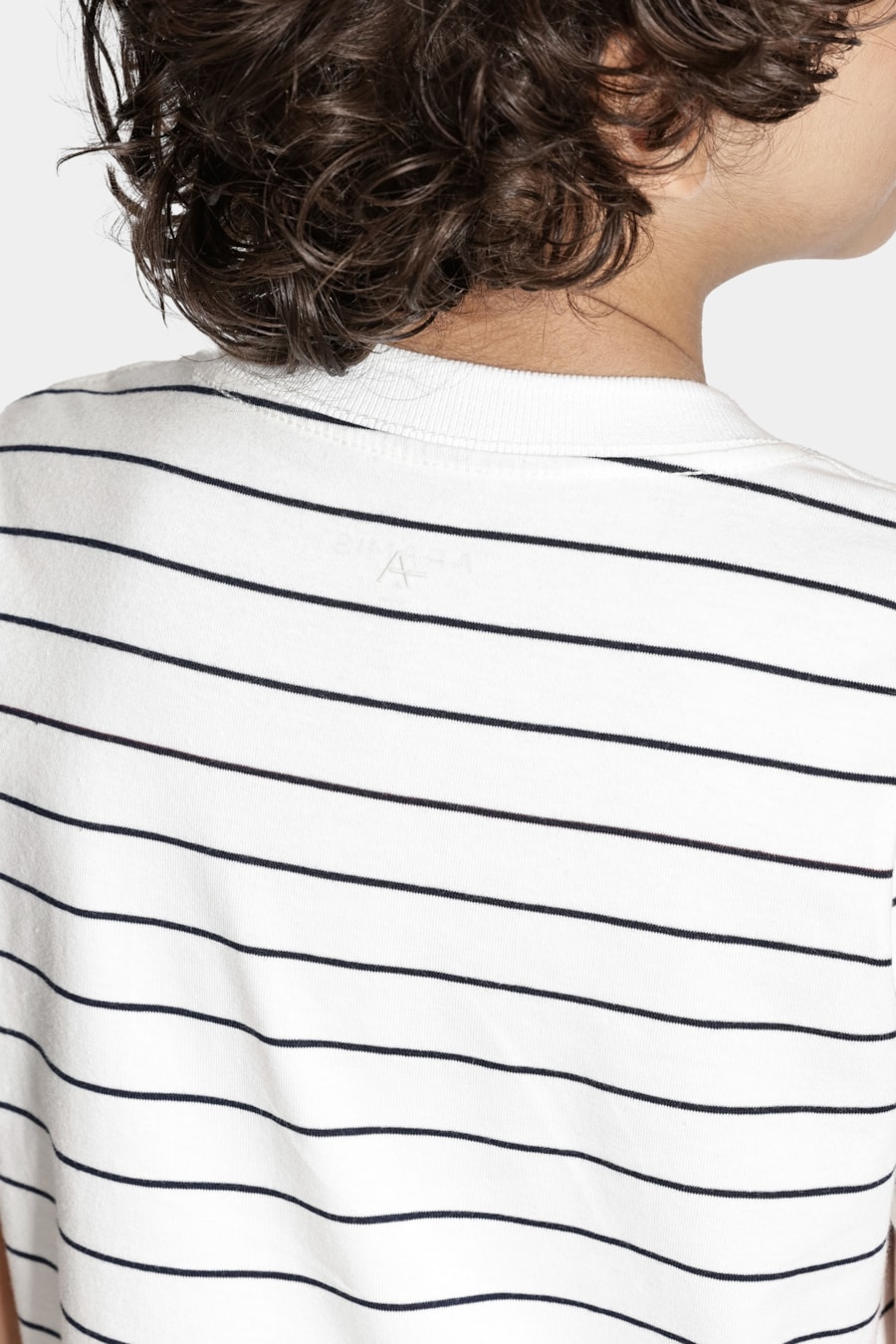 Camiseta Manga Curta Infantil Listrada Navy Off White C/ Navy — foto 4 de 6