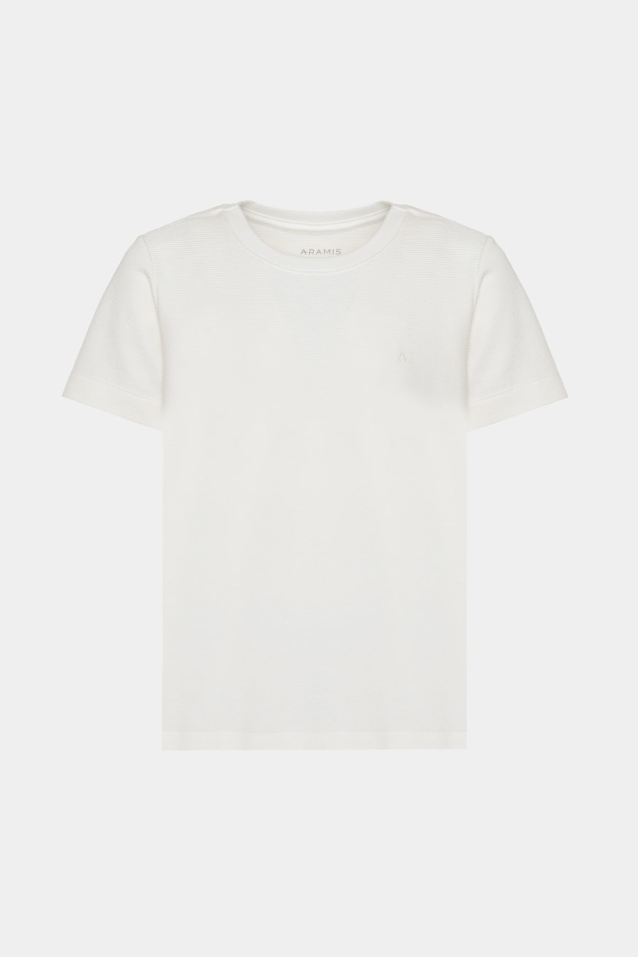 Camiseta Manga Curta Infantil Malha Texturizada Off White — foto 5 de 6