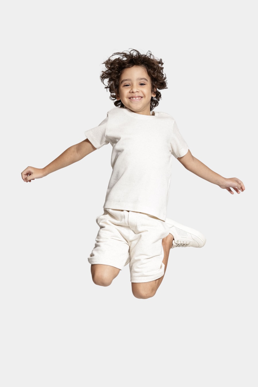 Camiseta Manga Curta Infantil Maxlin Natural — foto 3 de 7