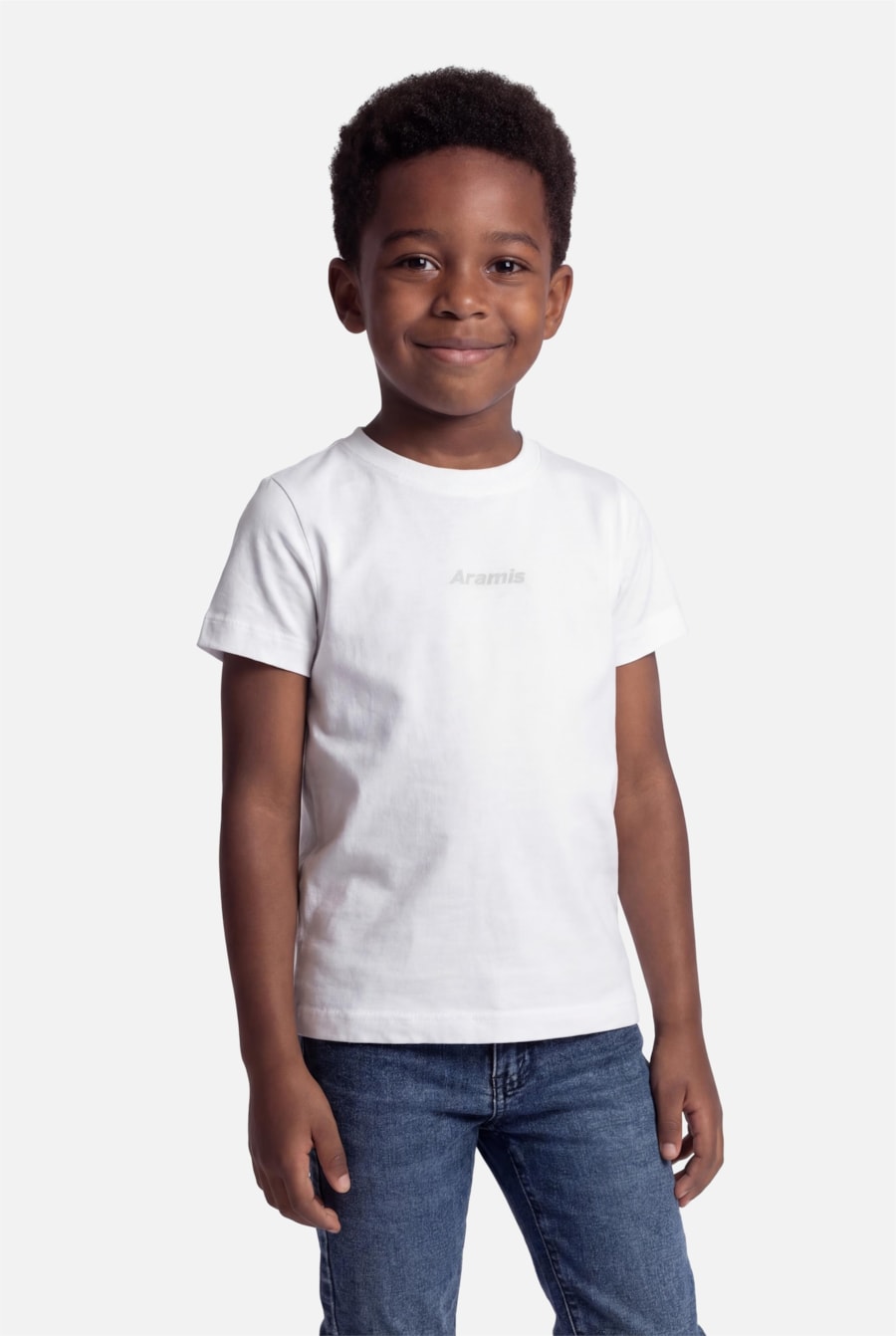 Camiseta Manga Curta Infantil Oversized Off White — foto 1 de 3