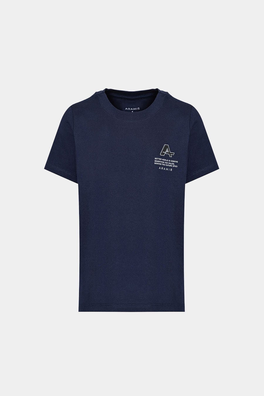 Camiseta Manga Curta Infantil Patch Navy