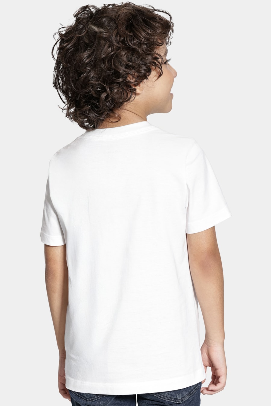 Camiseta Manga Curta Infantil Patch Off White — foto 4 de 5
