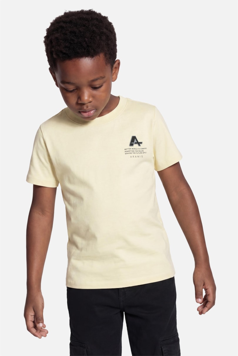 Camiseta Manga Curta Infantil Patch Vanilla