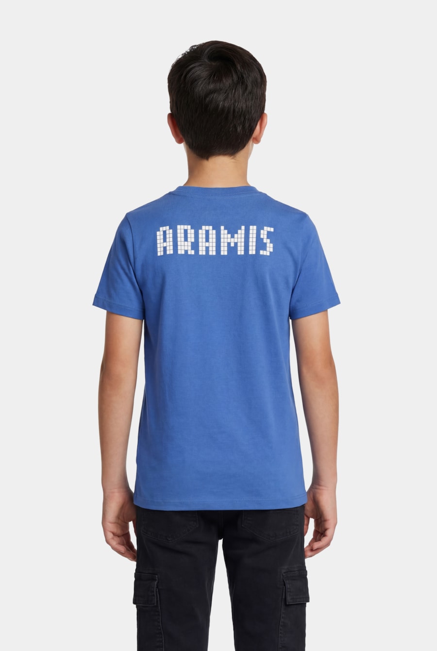 Camiseta Manga Curta Infantil Pixel Azul Royal — foto 3 de 7