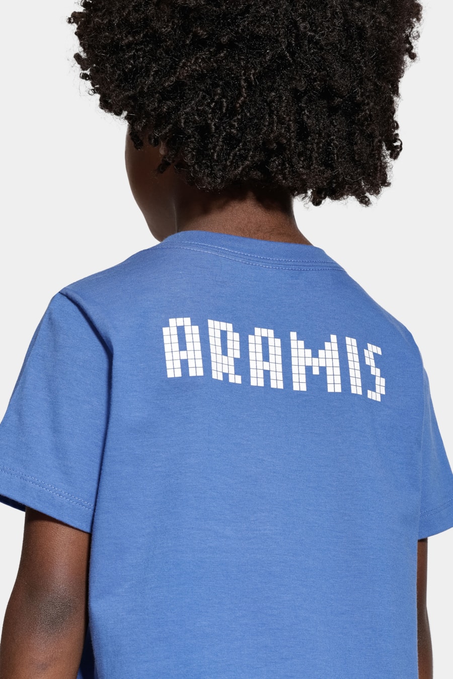 Camiseta Manga Curta Infantil Pixel Azul Royal — foto 4 de 7