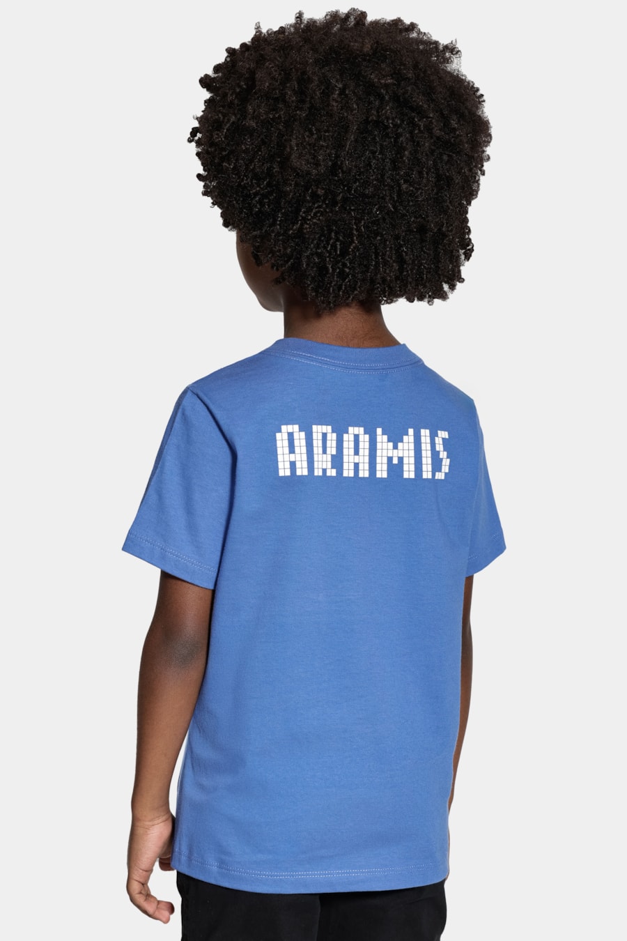 Camiseta Manga Curta Infantil Pixel Azul Royal — foto 5 de 7