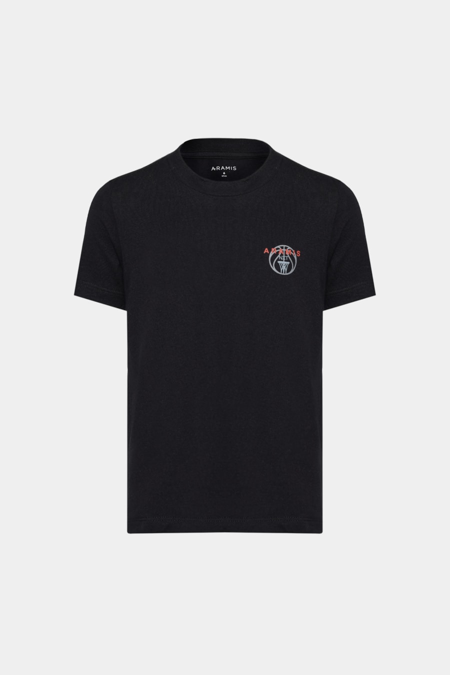 Camiseta Manga Curta Infantil Silk Basquete Preto — foto 3 de 3