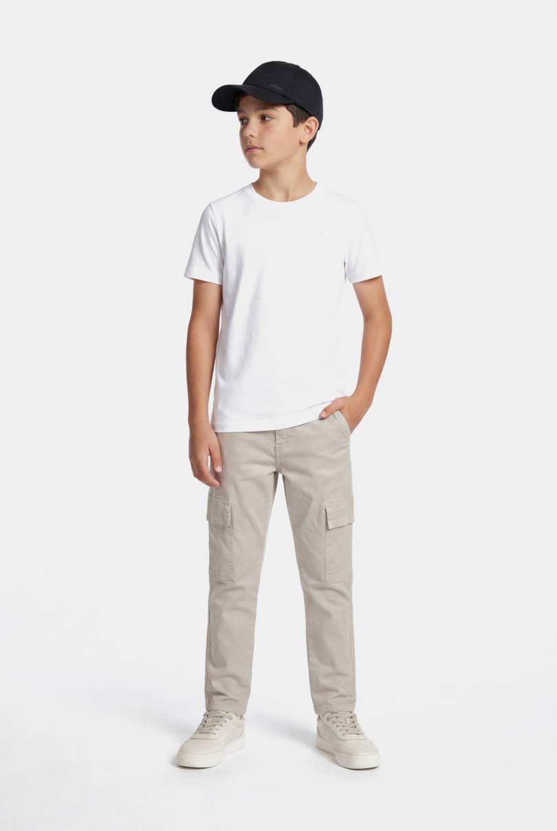 Camiseta Manga Curta Infantil Silk Since 95 Branco