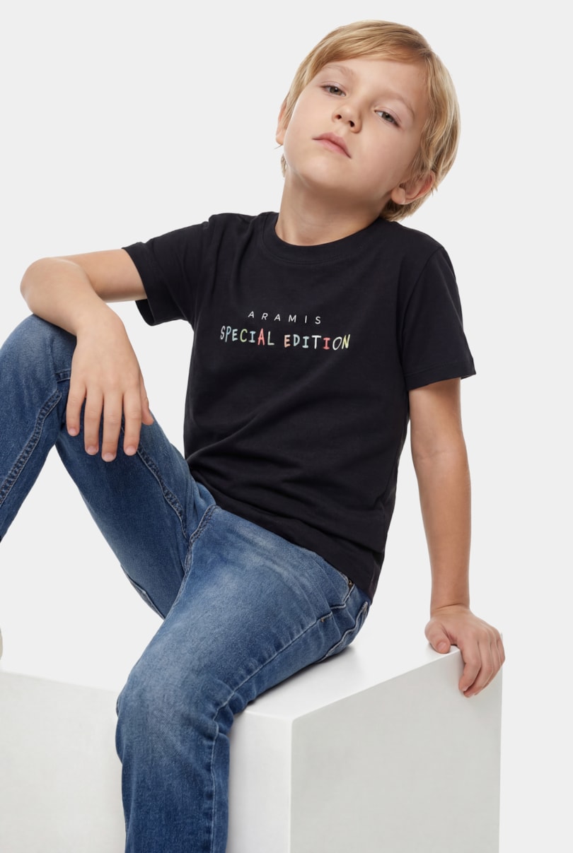 Camiseta Manga Curta Infantil Special Edition Preto
