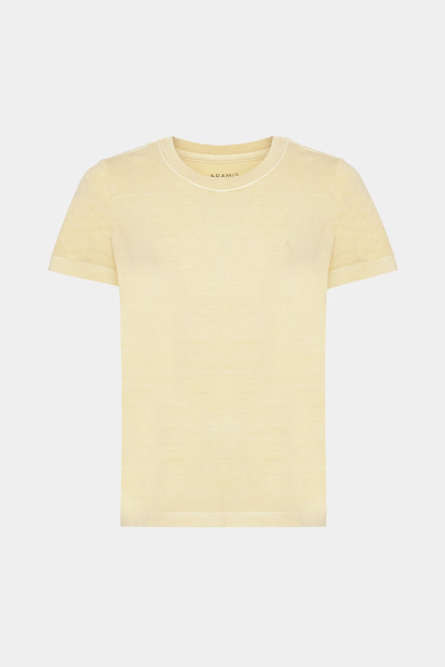 Camiseta Manga Curta Infantil Stonada Amarelo Medio — foto 5 de 5